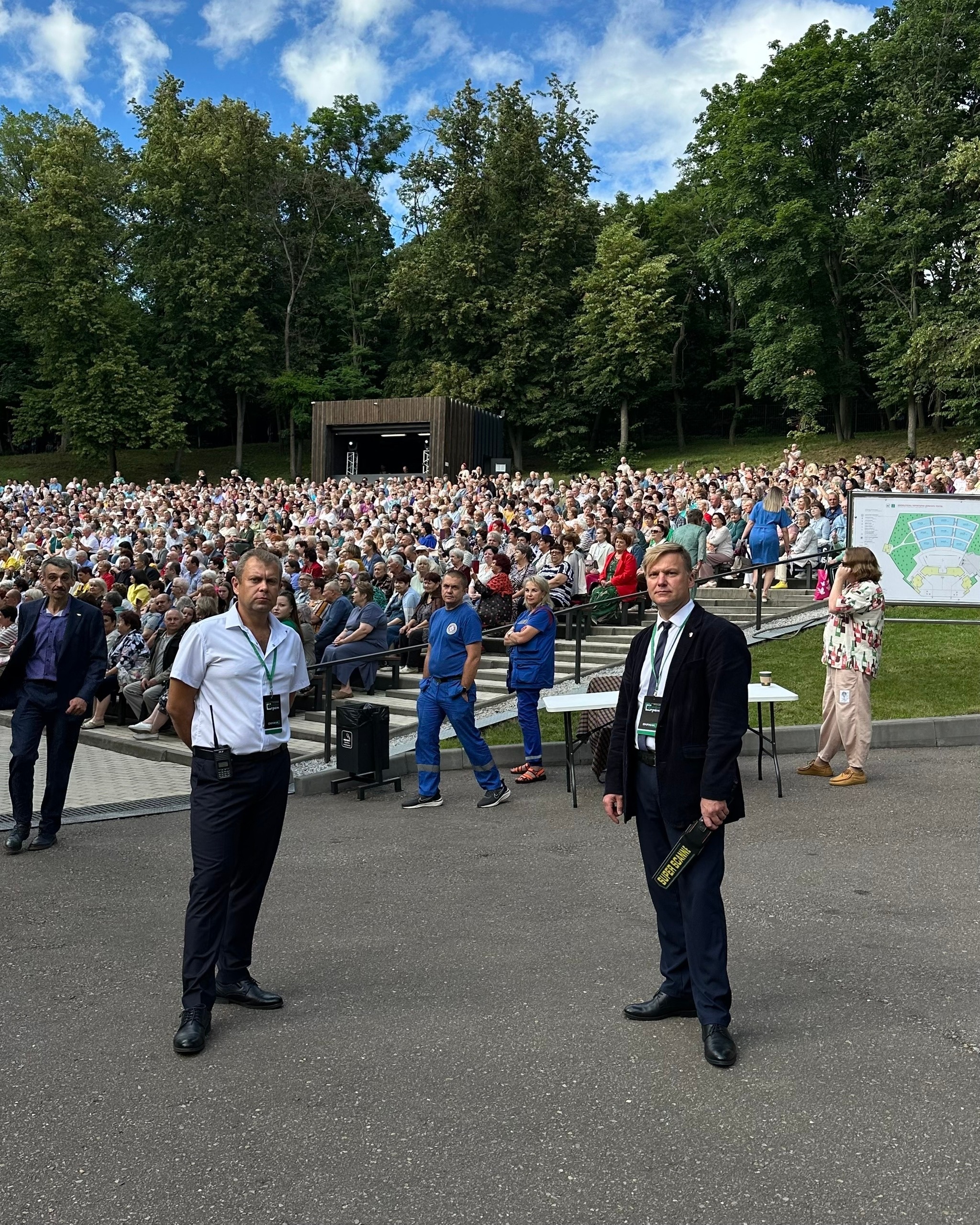 Охрана концерта Валерия Семина